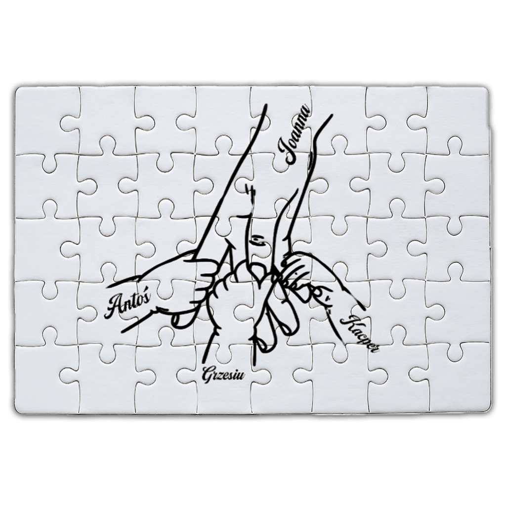 Személyre szabott puzzle - Családi kötelékek ajándék szülőknek
