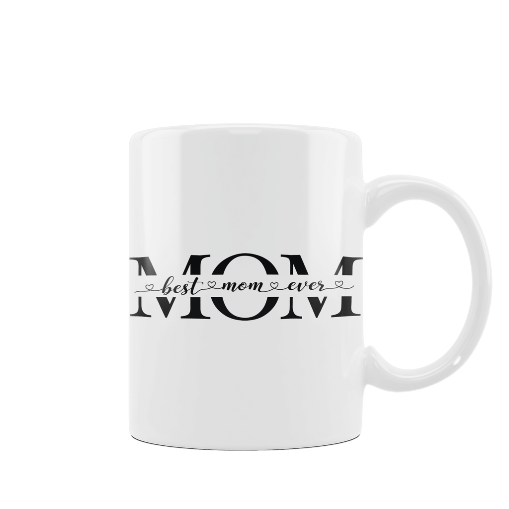 Bögre Best Mom Ever felirattal anyák napi ajándék anyának -. Mejkmi - Személyre szabott ajándékok szeretteinek!