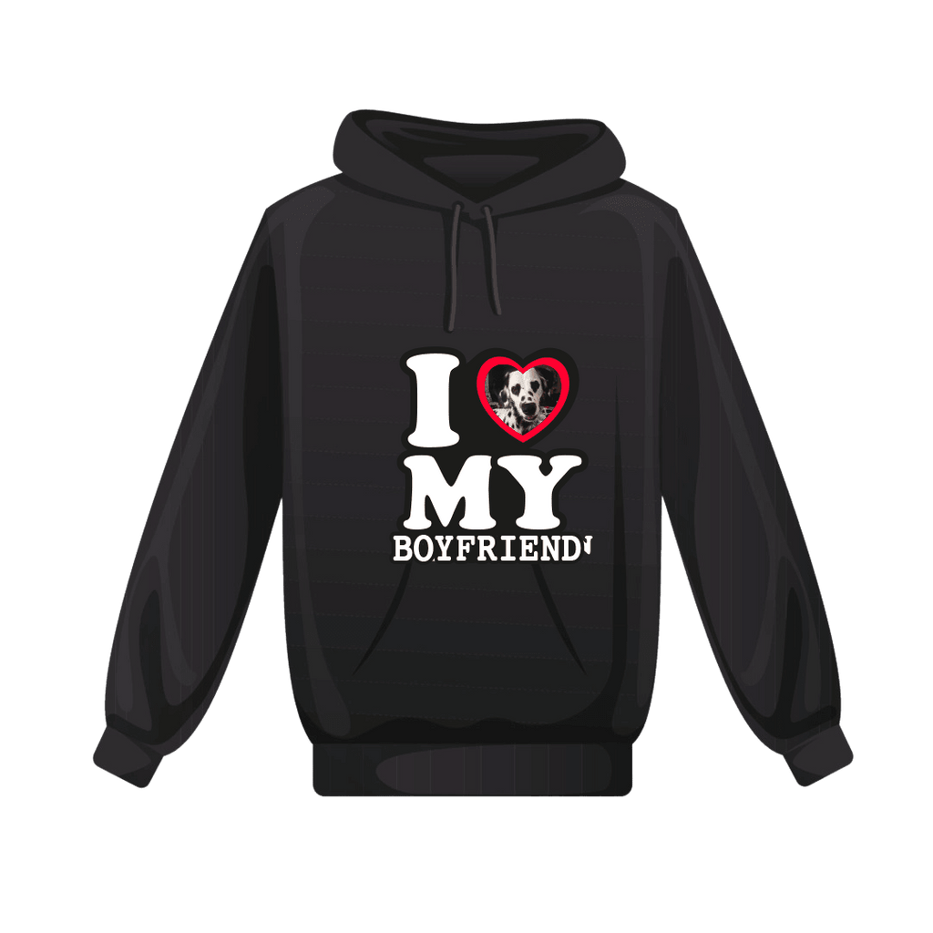 Személyre szabott I Love My Boyfriend pulóver az Ön fényképével ajándékba -. Mejkmi - Személyre szabott ajándékok szeretteidnek!