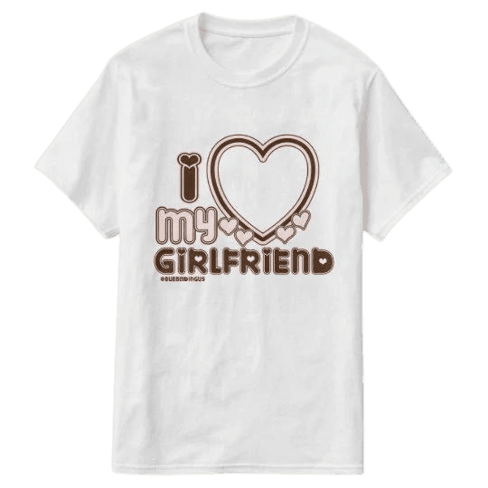 Személyre szabott I Love My Girlfriend póló a fényképeddel ajándékba -. Mejkmi - Személyre szabott ajándékok szeretteidnek!